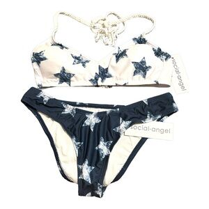 Social Angel Woman’s Reverse Stars Swim Set S